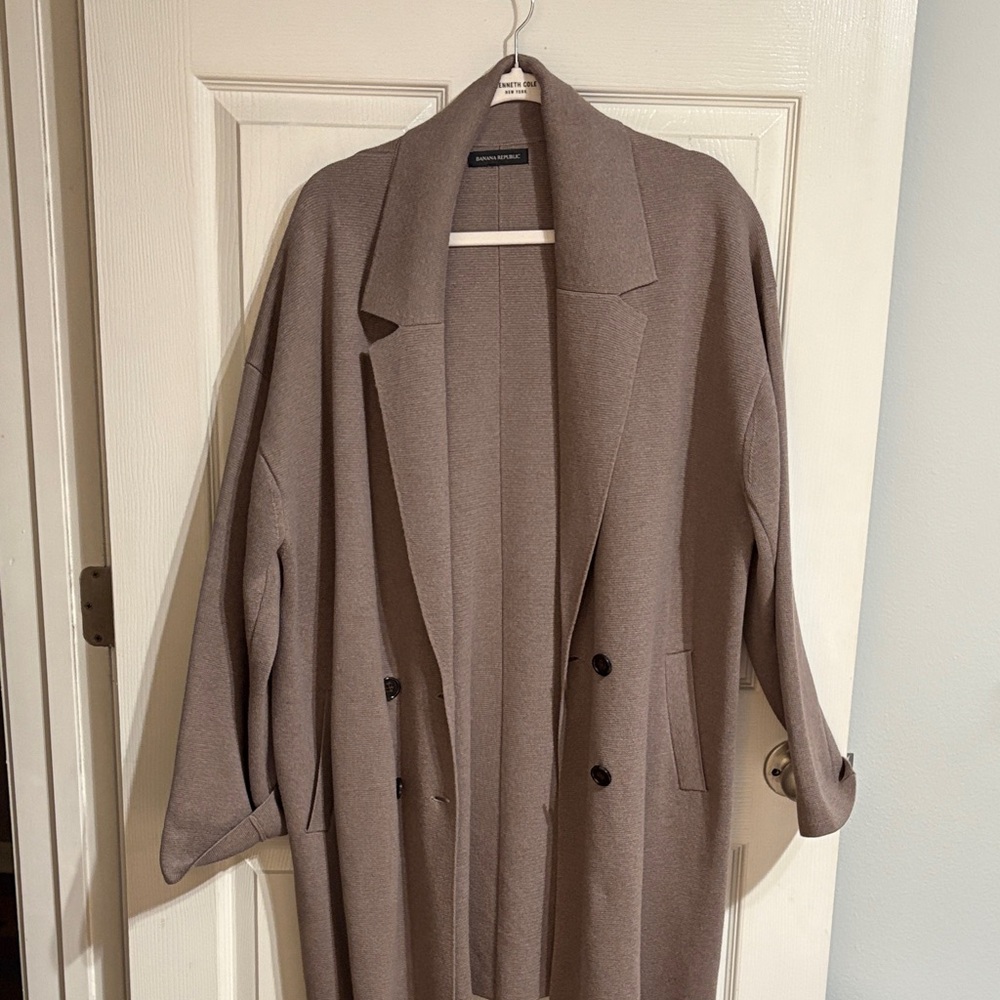 Banana Republic Taupe Trench Coat